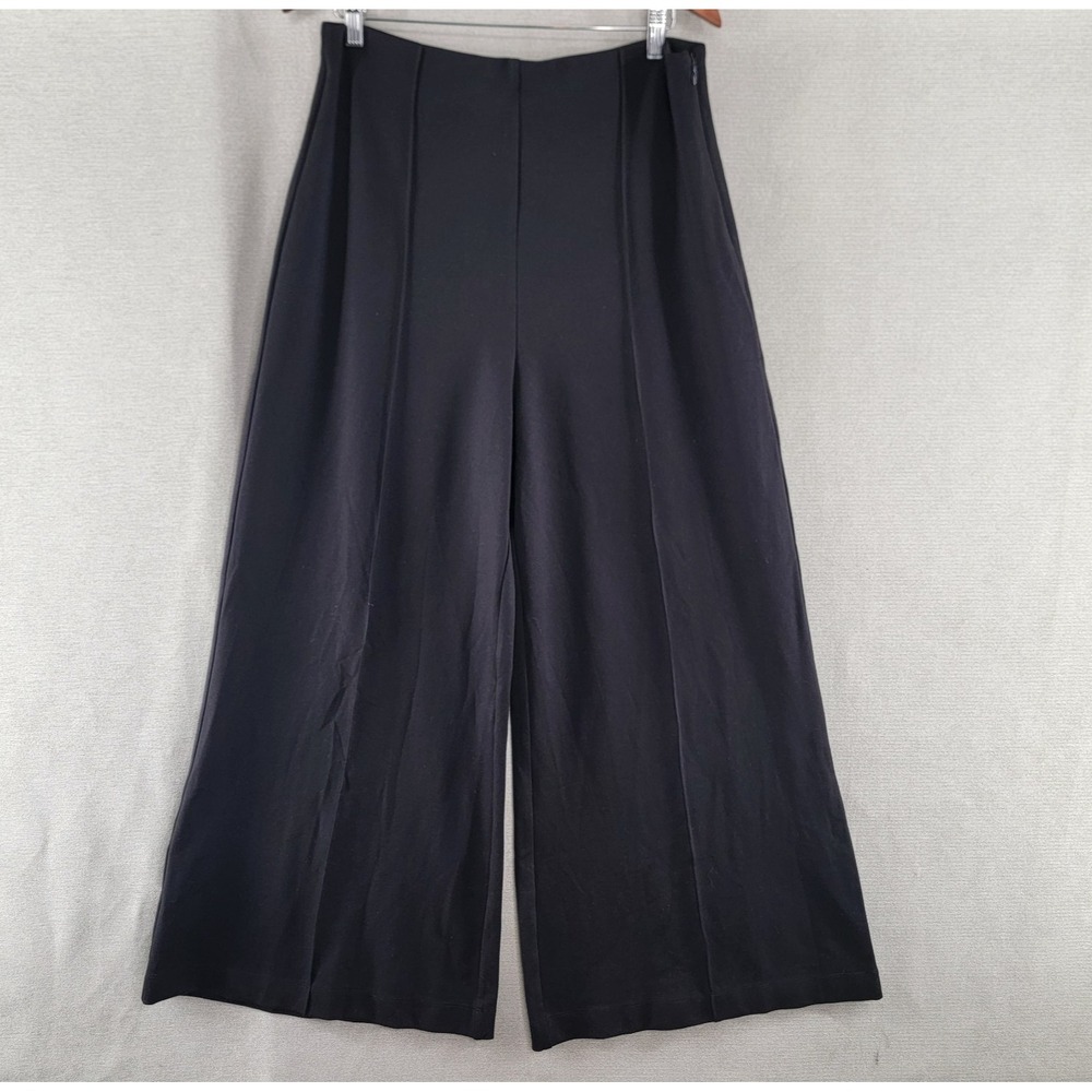 Quince Womens Pants Ultra Stretch Ponte Super Wide Leg Ankle High Rise Size XL
